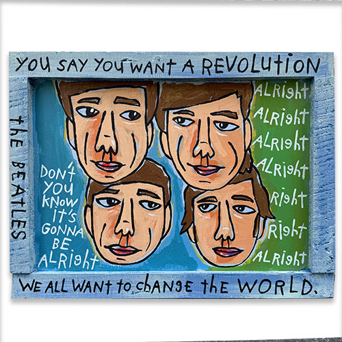 Ken Pease 24x18 The Beatles WP5558